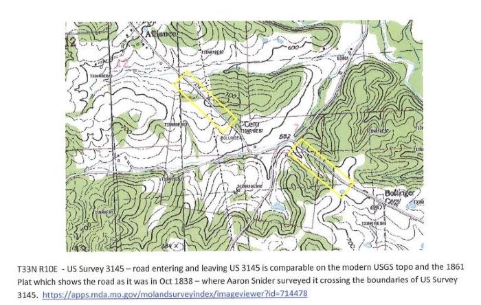 Northern Route on US Survey 3145