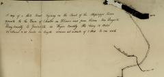 Top Portion of 1843 State Road Map
