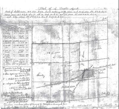 Section of 1918 J. W. Reilly Survey
