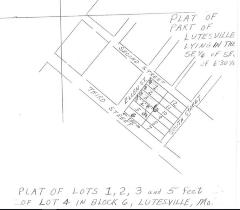 1837 Lutes House Location