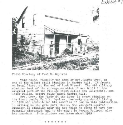 Crow House ca. 1919
