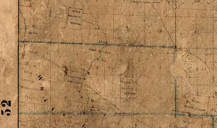 1870 Brooks Cape County Map