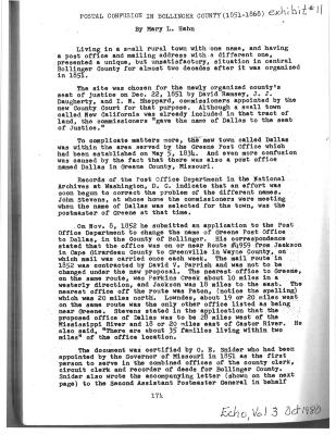 Hahn's Description of Greene Post Office (1)