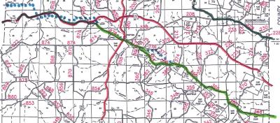 2018 Road Map with Hildebrand Route