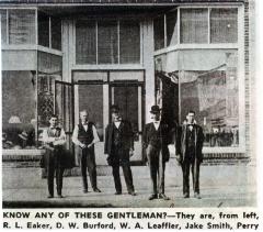 Lutesville Businessmen - D.W. Burford General Store
