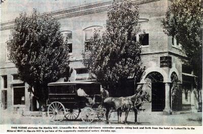 Marble Hill - Lutesville Bus (horse and carriage)