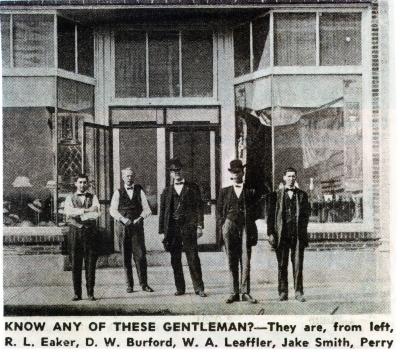 Lutesville Businessmen - D.W. Burford General Store
