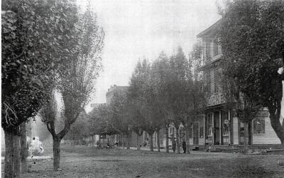 First Street in Lutesville