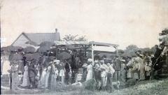 1905 Laying of corner stone - Lutesville Presbyterian Church 
