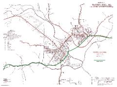Marble Hill Street Map with Benge Route