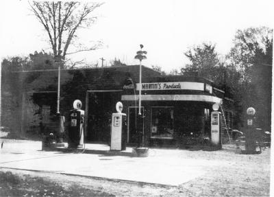 Service station on Conrad Street