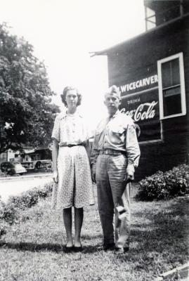 Mr. & Mrs. Gene and Mary Ellen Taylor, about 1943.