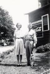 Mr. & Mrs. Gene and Mary Ellen Taylor, about 1943.