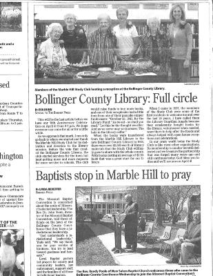 BoCo. Library - 70th Anniversary Newspaper Articles